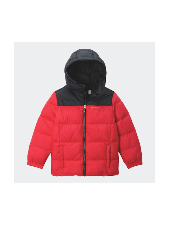 Columbia Kids Casual Jacket with Hood Red