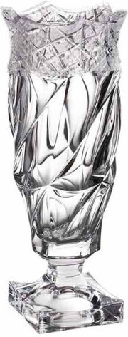 HS Aqua Glass Vase Transparent 11xH34cm HS Aqua Glass Vase Transparent 11xH34cm