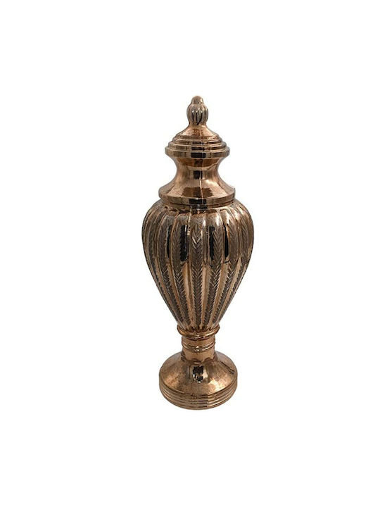 Fylliana Διακοσμητικό Βάζο Glas Fl7544 Gold 20x55cm 1Stück
