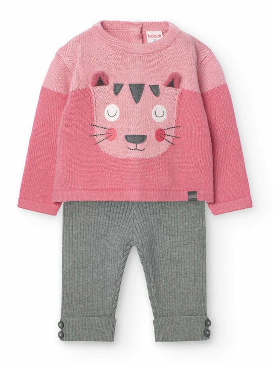 Boboli Set Winter 2pcs Pink