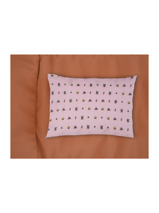 Dimcol Παιδική Μαξιλαροθήκη από 100% Βαμβάκι 50x70εκ. Pink