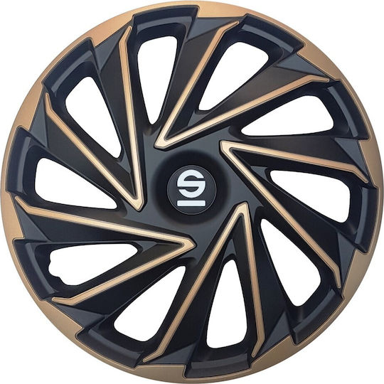Sparco Σετ Τάσια Αυτοκινήτου 4τμχ 14" Μαύρο