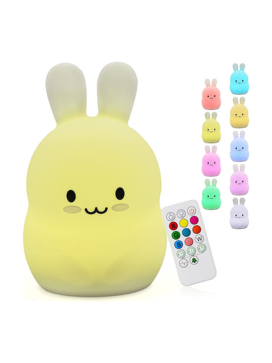 Lămpi de Veghe Pentru Copii LED Nitelite Nitelite Bunny La Rețea Multicolor