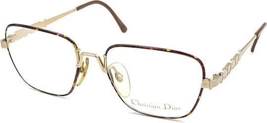 Dior Femei Metalic Rame Ochelari Fluture Maro 2630 41