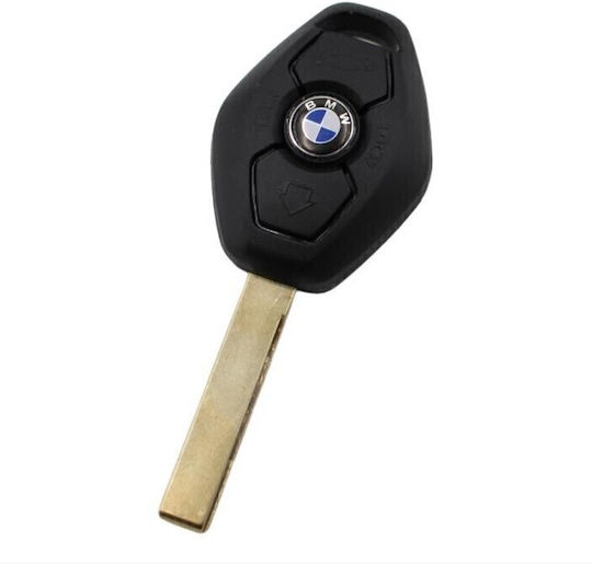 Car Key Shell with Blade with 3 Buttons for Bmw
