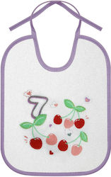 Lorelli Bib Fabric with Lace Band Cherry - Purple 7pcs