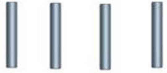 Wltoys Shaft Shocks Absorbers 4pcs 144001 124018 124019 1275