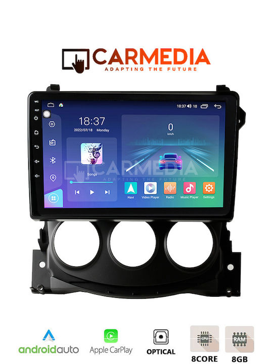 Carmedia Auto-Audiosystem für Nissan 370Z 2009-2012 (Bluetooth/USB/AUX/WiFi/GPS/Apple-Carplay/Android-Auto) mit Touchscreen 9.5"