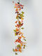 Decorative Autumn Garland with Acorns and Pinecones Orange-Green-Red 150cm 157.004.0109.99