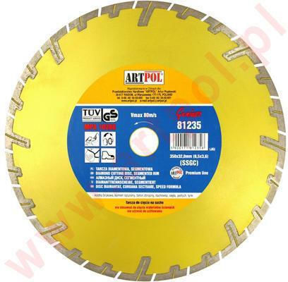 Diamond Blade 230 X 22.2mm Segmented Fast Deep Cutting Ar