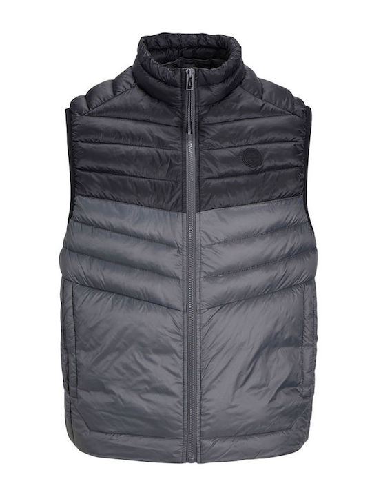 Jack & Jones Μπουφάν Asphalt Black, Dark Gray