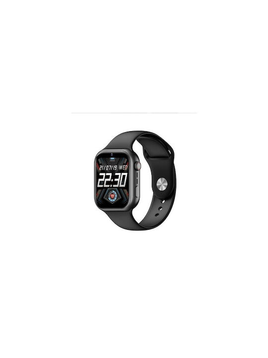 Παιδικό Smartwatch S10 με GPS και Καουτσούκ/Πλαστικό Λουράκι Μαύρο