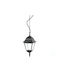 Aca Outdoor Hanging Ceiling Light E27 in Black Color HI6045BMS