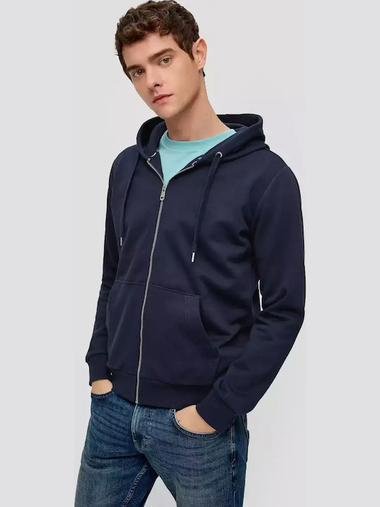 s.Oliver Sweatshirt with Hood Deep Blue