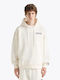 Diadora Men's Sweatshirt with Hood Off White