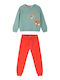 Kids Sweatpants Set Coral