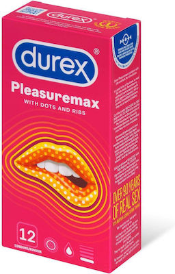 Durex Kondome Peasuremax Gerippt 12Stück