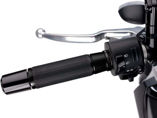 Puig Motorradlenkergriffe Hi-tech Ascent in Schwarz Farbe