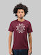 Tricou Florence + Machine Burgund