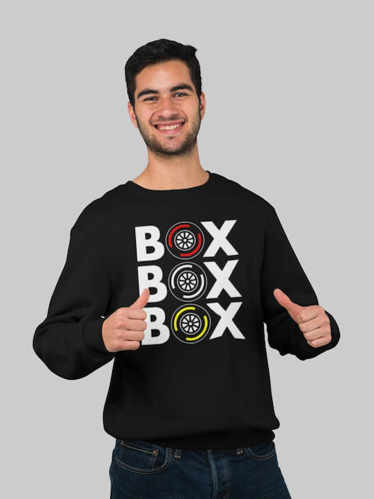 "box Box Box" Sweatshirt Schwarz