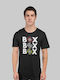 "box Box Box" T-shirt Black