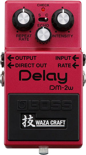 Boss DM-2W Digital Delay Pedals Effect Delay Electric Guitar, Electric Bass and Electroacoustic Instruments
