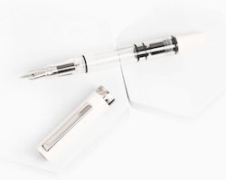 Twsbi Eco White Piston Πένα Γραφής με Λευκό Μελάνι Twsbi Eco White Piston Πένα Γραφής με Λευκό Μελάνι