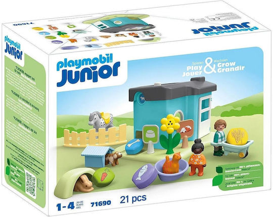 Playmobil Junior Small Animal Guesthouse for 1-4 years old