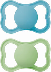 Mam Supreme Pacifiers Silicone Blue-Green for 6...