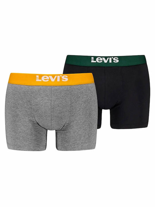 Levi's Men's Boxers Grey/Black 2Pack