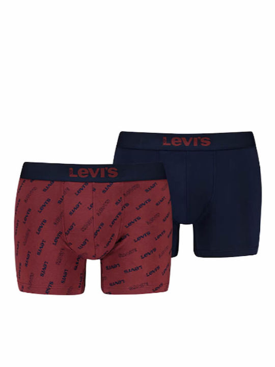 Levi's Herren Boxershorts Chocolate Truffle 2Pa...