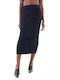 Hugo Boss Midi Skirt Black