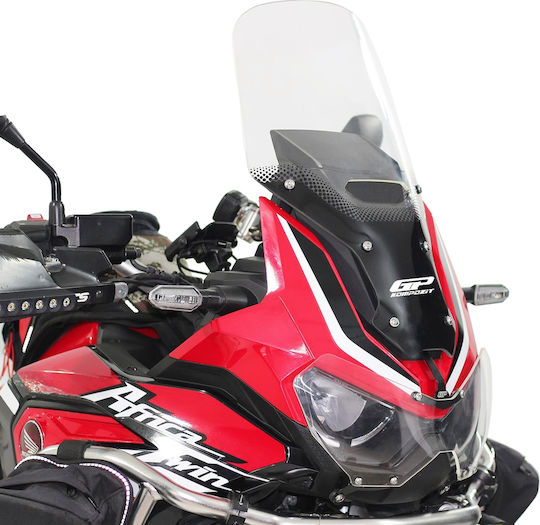 GP Kompozit Motorcycle Windshield & Windscreen Transparent Visor for Honda CRF1100L Africa Twin 090404119