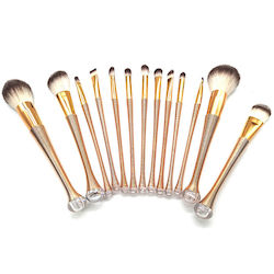 13 Makeup Brushes with Spherical Handle