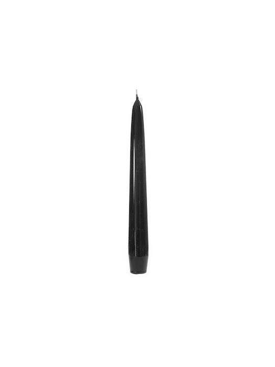 Decorative Candle Taper Black 1pcs