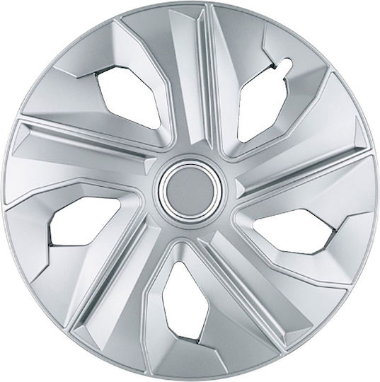 Jestic Set Capace De Roți Auto Compatibile Bmw 4 Bucăți 13 Argintii/Argintii