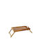 Bambus Dreptunghiular Tavă de Servire din Bamboo cu Mânere în Culoare Maro 45.5x17x30cm KA5054 1buc