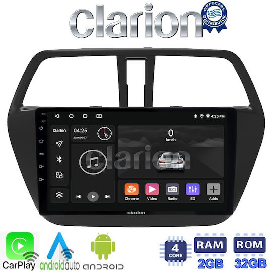 Clarion Sistem Audio Auto pentru Suzuki SX4 S-Cross 2014> (Bluetooth/USB/WiFi/GPS/Apple-Carplay/Android-Auto)