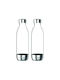 Philips Sticlă de Apă din Plastic cu Capac cu Șurub Transparentă 500ml 2 Bucăți