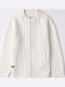 Kinderstrickjacke Weiß