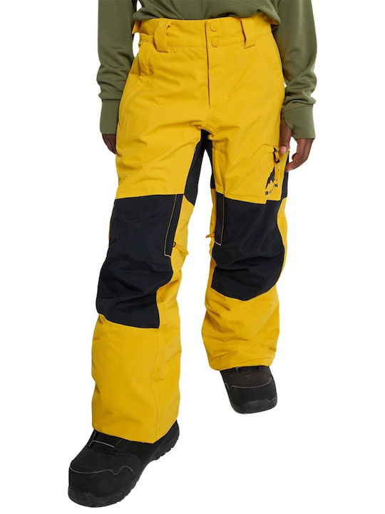 Burton Snow 24321100700 Kids Trousers for Ski & Snowboard Yellow