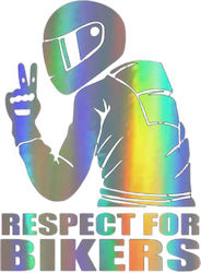 Iridium Sticker Respect Bikers