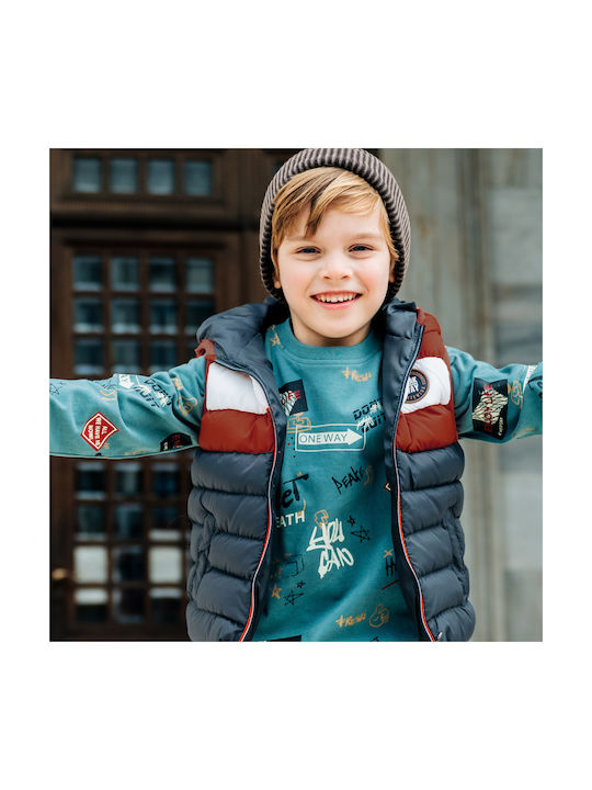 Energiers Kids Quilted Jacket Sleeveless with H...