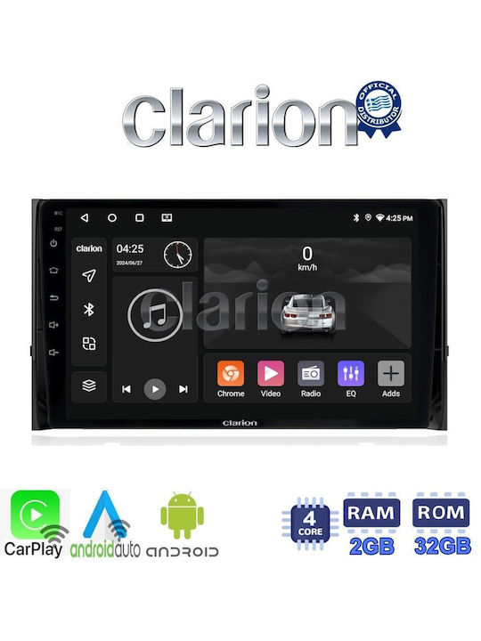 Clarion Ηχοσύστημα Αυτοκινήτου για Skoda Karoq 2016 > (Bluetooth/USB/WiFi/GPS/Apple-Carplay/Android-Auto) με Οθόνη Αφής 10"