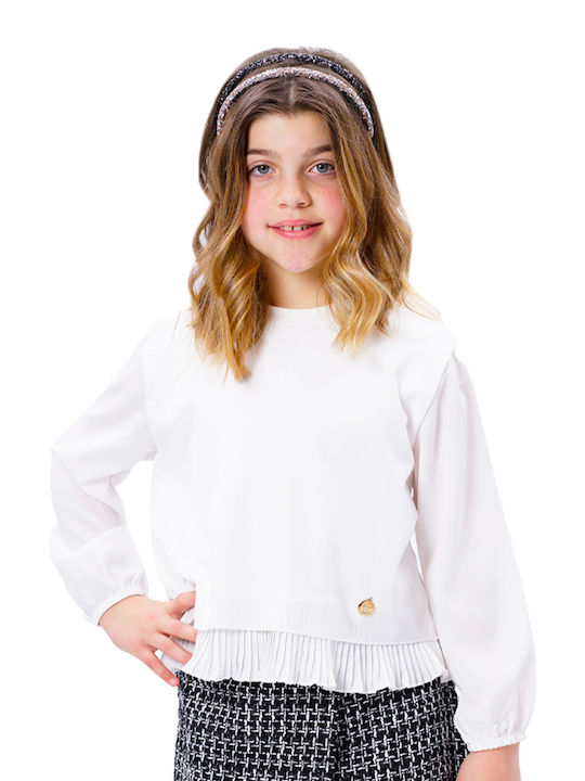 Energiers Kinderbluse Langarm Ecru