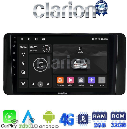 Clarion Sistem Audio Auto pentru Skoda Kamiq 2019 > (Bluetooth/USB/WiFi/GPS/Apple-Carplay/Android-Auto) cu Ecran Tactil 9"