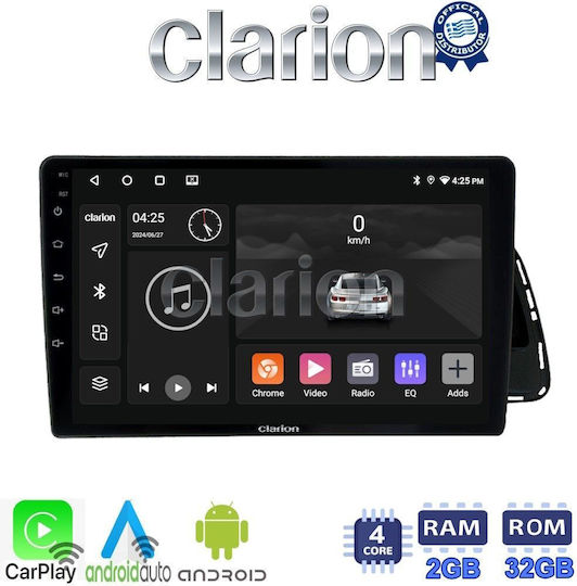 Clarion Ηχοσύστημα Αυτοκινήτου για Audi Q5 2008 > 2018 (Bluetooth/USB/AUX/WiFi/GPS/Apple-Carplay/Android-Auto) με Οθόνη Αφής 10"
