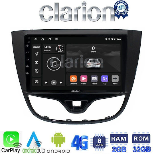 Clarion Sistem Audio Auto pentru Opel Karl 2014-2019 (Bluetooth/USB/WiFi/GPS/Apple-Carplay/Android-Auto) cu Ecran Tactil 9"