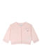 Kinderstrickjacke Gestrickt Rosa