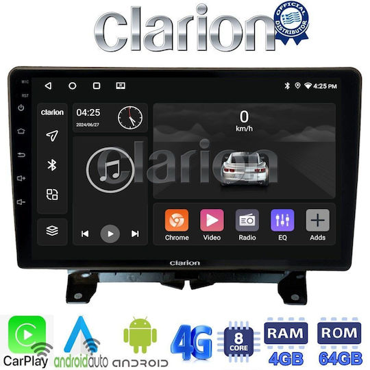 Clarion Ηχοσύστημα Αυτοκινήτου για Land Rover Range Rover Sport 2005 > 2014 (Bluetooth/USB/WiFi/GPS/Apple-Carplay/Android-Auto) με Οθόνη Αφής 9"